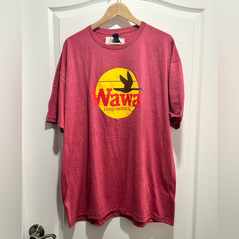 Vintage WAWA Men’s Red Graphic T-Shirt, Size XXL